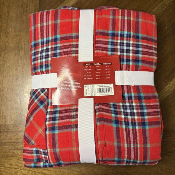 Target Santa Workshop Men’s Christmas Pajama Set XXL NWT red plaid - Picture 2 of 2